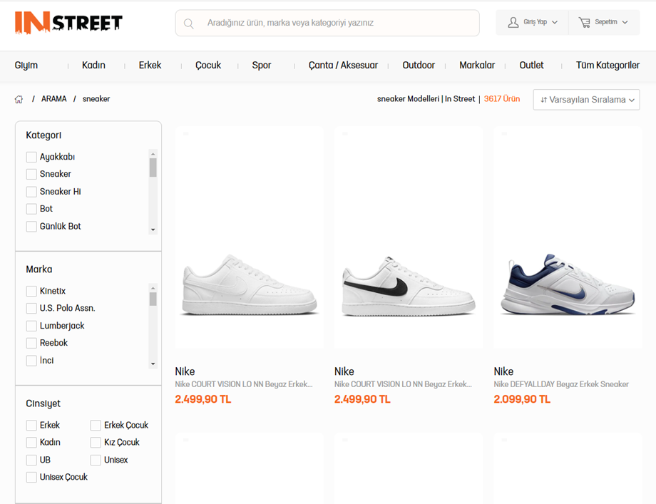 Instreet Personalized Search Results